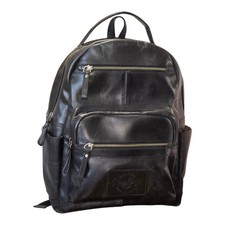 RAWLINGS  Estonia 100% Genuine Leather Backpack Black Rugged