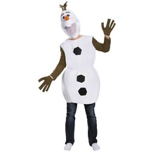 Disfraz de Olaf Frozen de Disney de lujo para adulto