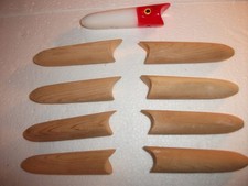 LOT OF 8 SAM GRIFFIN WOOD BLANKS CHOBEE CHUG 3 3/4" THE RARE POPPERS