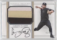 2017 Panini National Treasures 42/99 Carson Fulmer #CRMS-CF Auto RC v1x