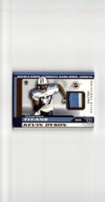 2001 Pacific Vanguard Carl Pickens / Kevin Dyson Jerseys Patches #/50 #24
