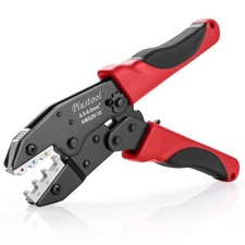Crimping Tool for Heat Shrink Connectors AWG22-10, Ratcheting Wire Terminal C...
