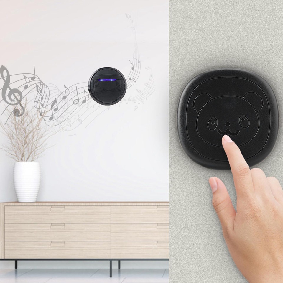 Wireless Waterproof Touch Button Dog Door Bell SOS Caller 2 ...