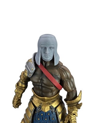 Custom 3d Printed Solemn Gladiator Headsculpt For Mythic Legions 1/12 Scale