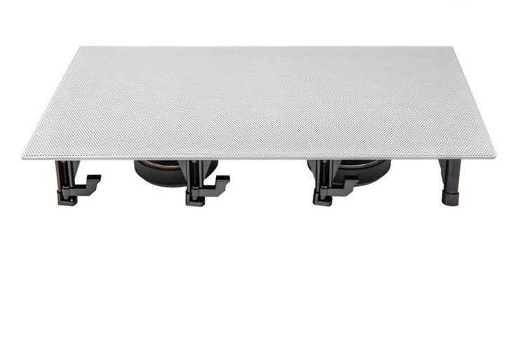 OSD Nero IWSDUAL8 in Wall 300W Subwoofer Dual 8" Graphite Cones Magnetic Grill