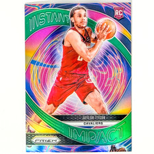 Jaylon Tyson (RC) 2024-25 Panini Prizm Green Instant Impact Rookie #9 Cavaliers