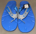 OAKLEY Factory Lite Sandal Thong Flip Flop Blue Foam Summer Mens Size 14 NWT — photo 1