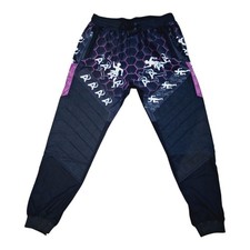 Paintball Jogger Pants with Built-In Knee Pads and Breathable Mesh-XL-Purple