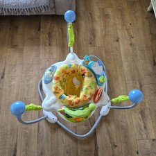 Fisher-Price Rainforest Jumperoo Bouncer Baby Toy with Lights and Sounds