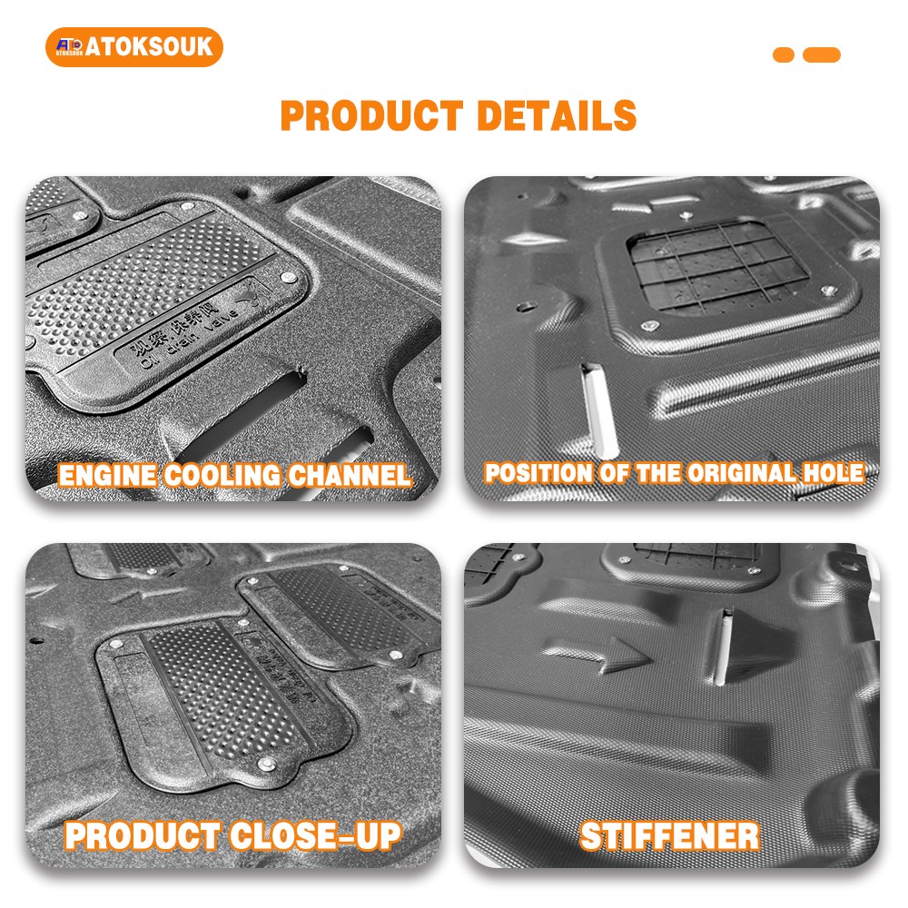 For Honda Civic 2022-2023 Heavy-duty Engine Shield Skid Plate Engine Cover