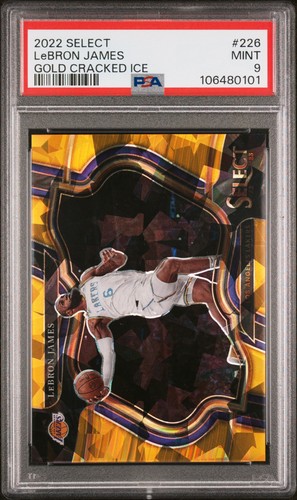 LeBron James [Gold] #226 2022 Panini Select card