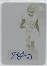 2016 Contenders Rookie Ticket Printing Plate Yellow 1/1 Tavon Young Auto 1cw4