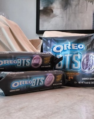 3 BTS Oreo Limited Edition Brown Sugar Pancake Sandwich Cookie 10.68oz Ex Nov 26