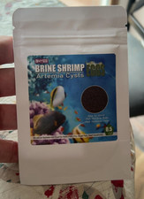 0.5 Oz Brine Shrimp Eggs with 90 Hatch Rate for Fry  Freshwater Fishes