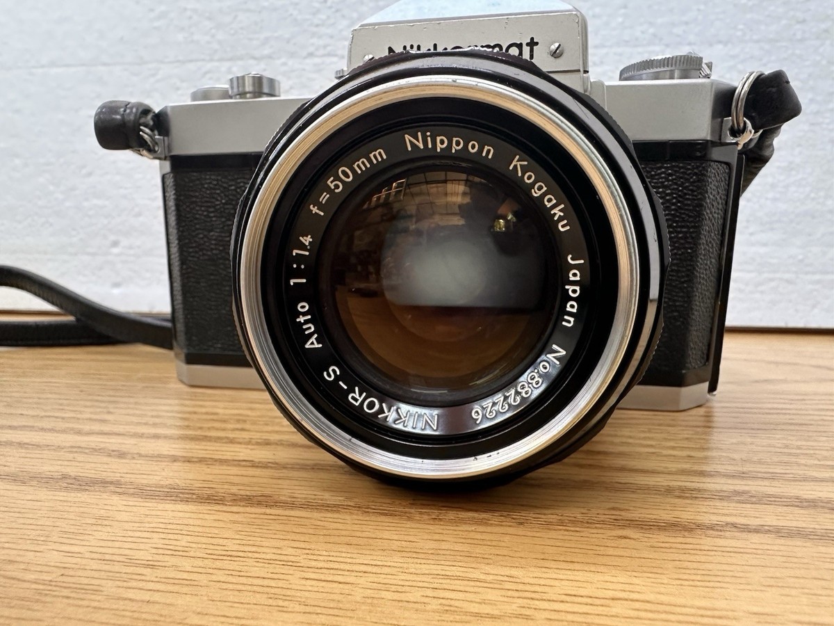 NIKON NIKKORMAT FTN 35mm Camera W/ Lens Nikon NIKKOR 50mm F1.4