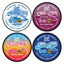 NEW Teaza Herbal Energy Pouch Mixed 4 pack Peppermint-Tropical-Cool Mint Chil...