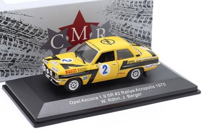 Opel Ascona 1.9 SR #2 W.Rohrl ACROPOLIS 1975 1/43 CMR WRC023