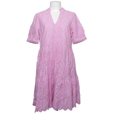 YAS, Kleid, Größe: M, Lila, Bio-Baumwolle, Gepunktet, Spitze, Damen #y3c