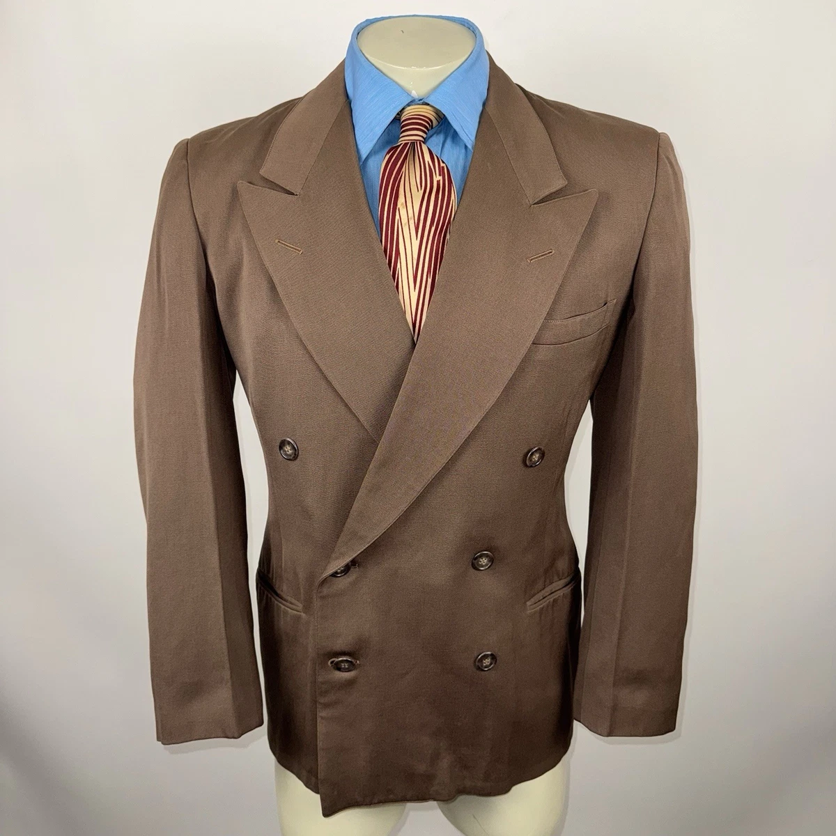 25+ Men's Vintage Double Breasted Suit Jackets & Blazers for sale