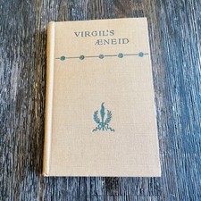 First Six Books of Virgil's Aenid Vintage Small Hardcover Edward Brooks 1896