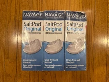 3-Pack NAVAGE Original Saltpods, 30 Capsules Each (90 Saltpods Total) Exp: 01/28