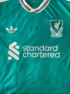 adidas Liverpool FC 25/26 Third Jersey - Sea Green/White | eBay