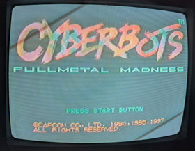 Cyberbots Fullmetal Madness Limited Edition Sega Saturn Japan CIB. Tested