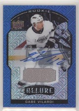 2020 Upper Deck Allure Rookie Blue Line Jerseys 3/75 Gabe Vilardi #75 Auto 1os2