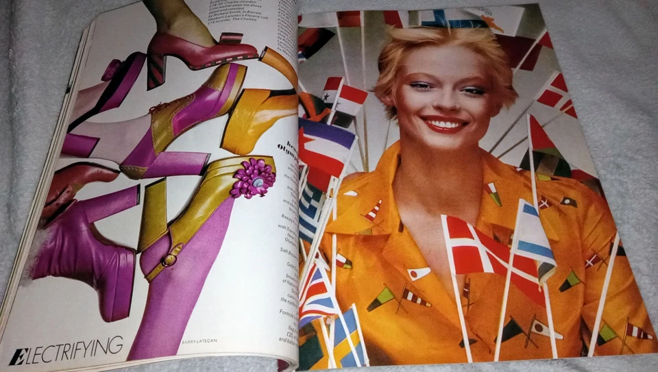 VOGUE MAGAZINE August 1972 PATTI BOYD Groucho Marx VINTAGE 1970s Fashion UK - Image 4 of 4