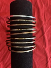 Inspirational Mantra Bracelets (10 Total)