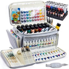 SFYBYHEART Quilted Acrylic Paint Organizer Ba...