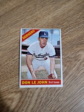 1966 Topps - DON LeJOHN-#41 (RC)- Los Angeles Dodgers - ORIGINAL CARD - VG-EX ⚾⚾