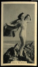 Tobacco Card, United Services, BATHING BELLES, 1939, Mary Howard, #31