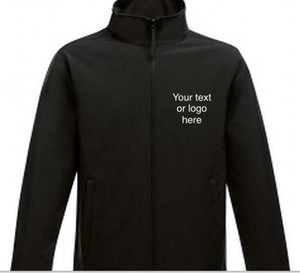 work jacket with logo