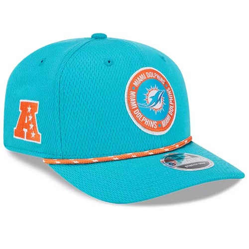 Miami Dolphins New Era 2024 NFL Sideline 9SEVENTY Stretch-Snap Hat Cap Men's New