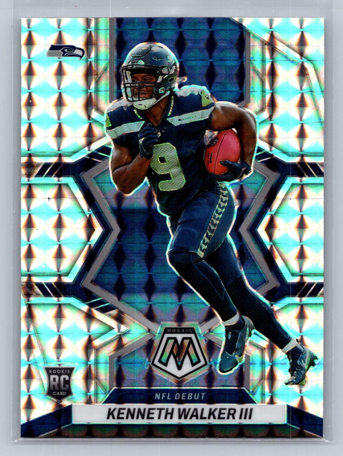 2022 Panini Mosaic #284 Kenneth Walker III Mosaic