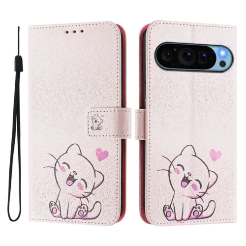 For Google Pixel 6 7 8 9 Pro XL 9A 8A 7A 6A 5A 4A Leather Flip Case Wallet Cover - Picture 166 of 187