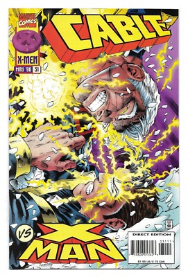 Cable #31 (Vol 1) : NM : ''...There is a Reaction!'' : X-Man, Onslaught