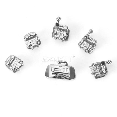 5X AZDENT Dental Orthodontics Self-ligating Bracket Mini Roth 0.022 Hooks 345 - Picture 11 of 14