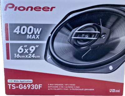 Pioneer TS-G6930F 6'' x 9'' 3-Way Coaxial Car Speakers 400 Watts Max 4 ohm 6x9