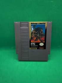 Nobunaga's Ambition (NES, 1989) - With box no Manual