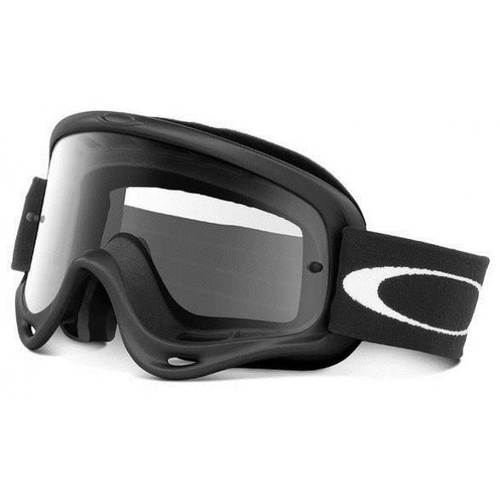 Maschera OAKLEY O FRAME motocross mtb nera opaca lente chiara | eBay