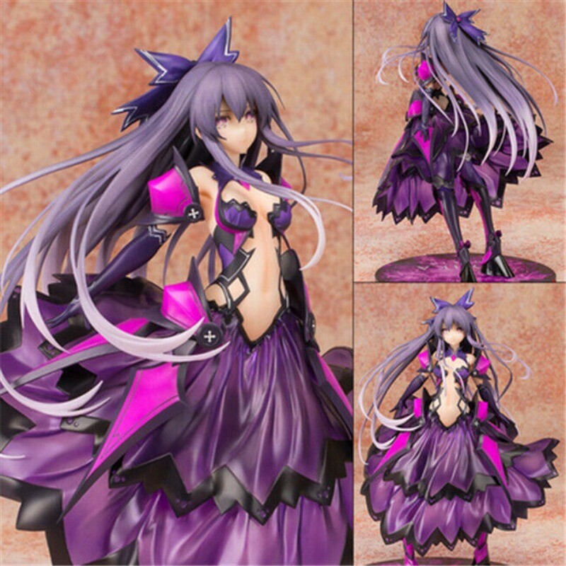 Anime Date A Live Tohka Yatogami versión invertida Figura Muñeca PVC Escala 1/7 Regalo
