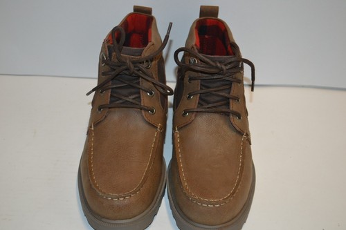 ZAPATOS DE BOTAS Sperry Top Sider Hombre SOTAVENTO Lug Chukka CUERO Impermeable Bronceado 9 m - Imagen 2 de 11