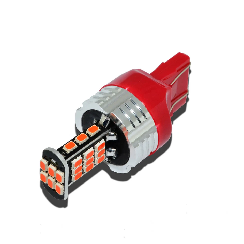 Allá Lighting 7443 30-LED Freno Trasero Señal de Giro Bombillas Lámparas Intermitentes, Rojo Foto 4 de 4