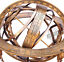 thumbnail 5 - Wooden Base Compass Sphere Armillary Globe 18&#034; Large Astro Home/Garden Ornaments