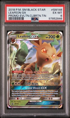 Leafeon-GX graded PSA 6 for sale on eBay