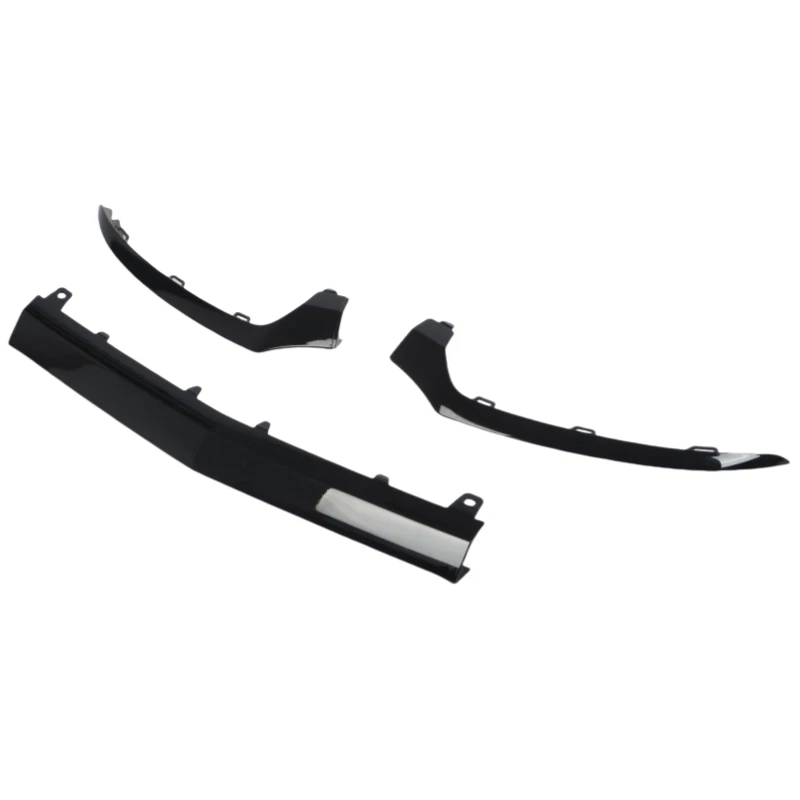 Für Mercedes Benz W205 C-Klasse 15-18 Schwarz Front Spoiler Lippe AMG Stoßstange - Bild 4 von 4