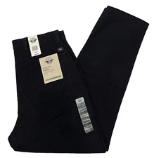 Mens Dockers Utiity Straight Stretch Pants 33X30 Black W33L30 Water Less #0002