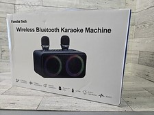 Fansbe Tech Karaoke Microphone Machine Kids Adults Karaoke Machine Bluetooth